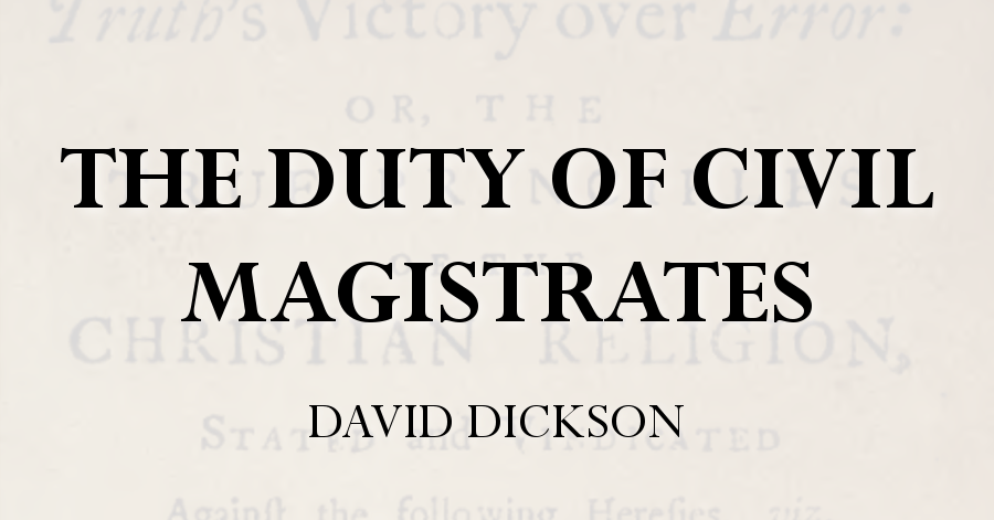 duty magistrates dickson