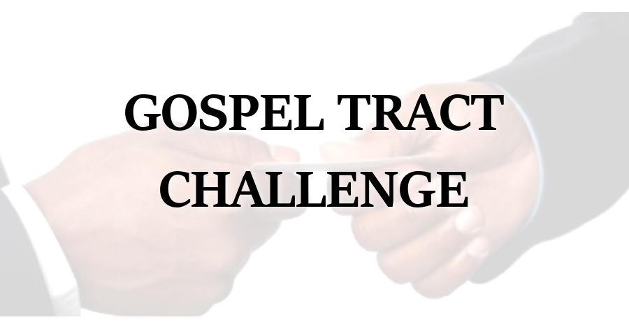 gospel tract challenge