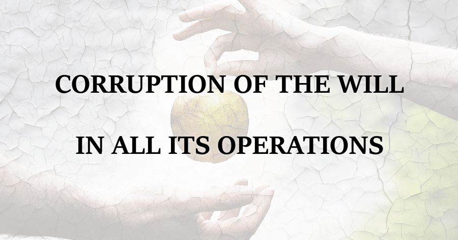 Corruption of the Will in all its Operations